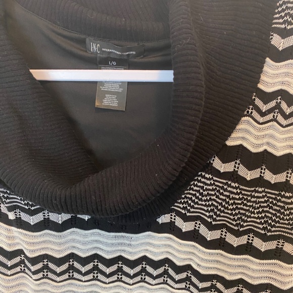 INC turtle neck top size L - Picture 6 of 10